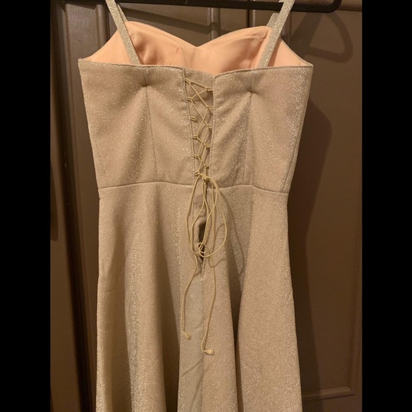 Orchid and champagne Turkish dress - Picture 5 of 8